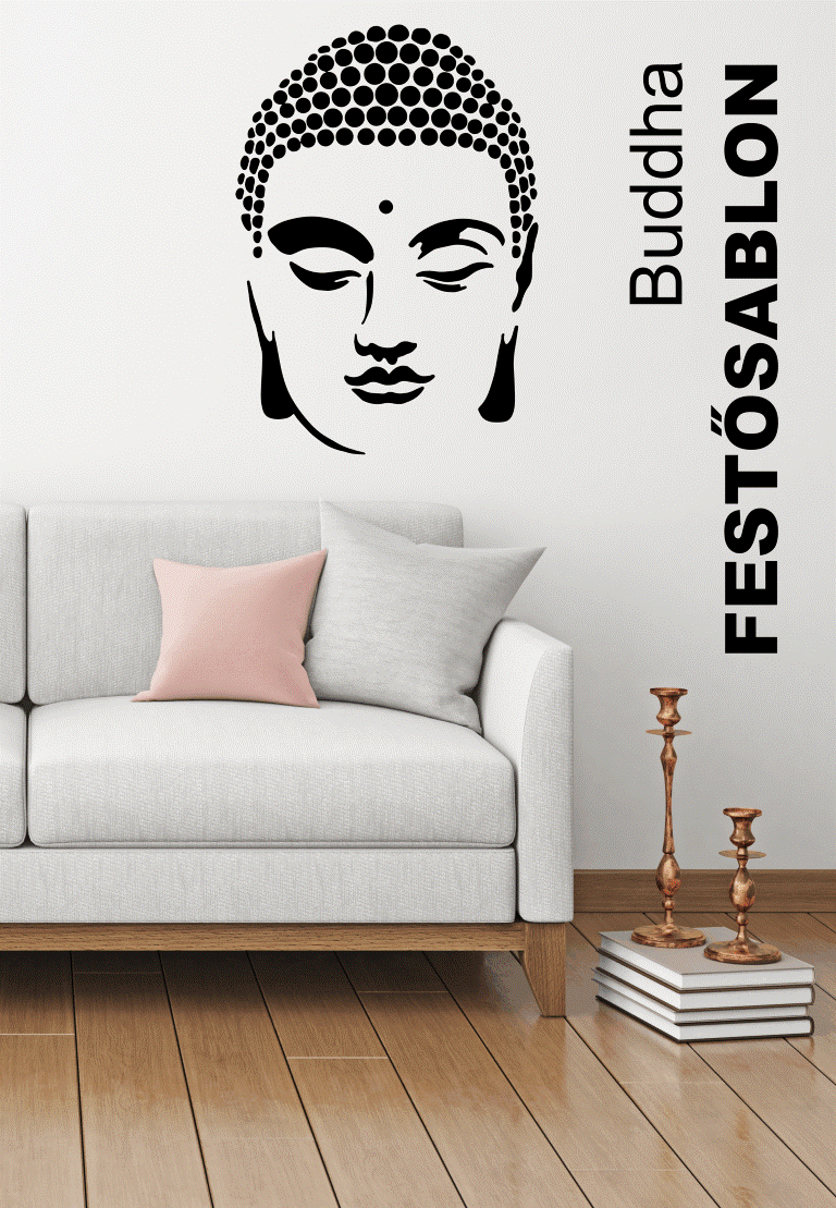 Buddha festősablon