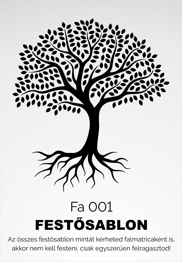Fa 001 festősablon