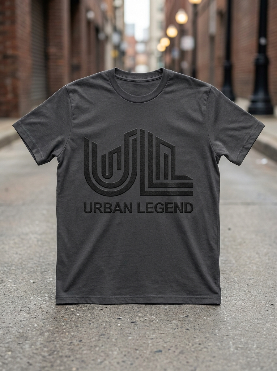 "Urban Legend" Futurisztikus Vasalható Pólómatrica - Cyberpunk Ruhadekoráció - termékkép