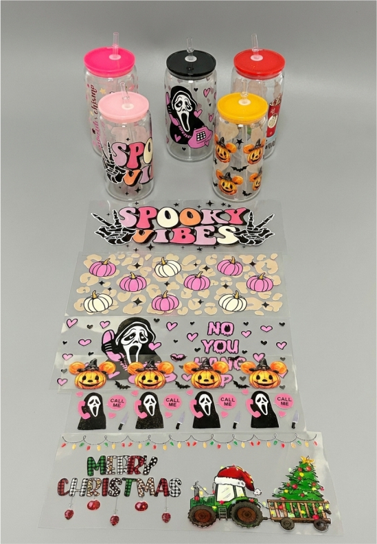 Fényes, domború üvegmatrica – egyszerű otthoni felhelyezéssel